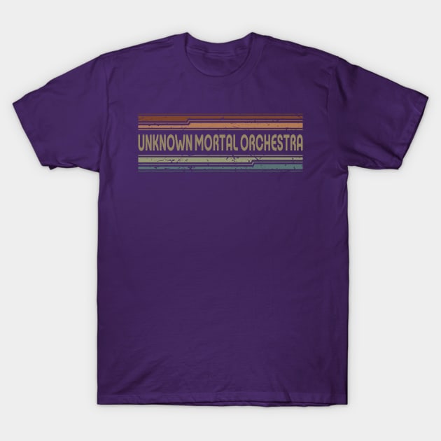 Unknown Mortal Orchestra Retro Lines T-Shirt by casetifymask